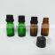 new arrival 10ml green glass essential oil bottle