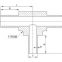 Variable diameter tee joint RTN