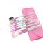 7 pcs mini makeup brushes, cosmetic make up brushes wtih pouch