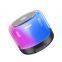 Mini Portable audio music player subwoofer bass bluetooth speaker wireless with colorful led night light