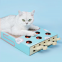 Mouse Popping Out of Paper Box Relieve Boredom Cat Toy Five Hole Whack-a-mole Cat Scratcher Interactive Cat Scrtacher Board
