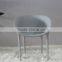 Replica Plastic grey Philippe Starck Soft Egg Chair, Philippe Starck stackable easy chair, soft egg chair garden or dining room