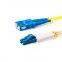 Fiber Optic Patch Cable LC UPC to SC UPC OS2 Duplex Single Mode PVC 2.0mm
