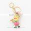 2015 Newest Design Small Yellow People Cute Metal Keychain