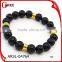 New gold chain design for men women health care black Cat's eye opal bead bracelet