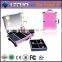 rolling beauty hairdresser trolley makeup case with light with mirror