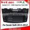 Wecaro WC-SS7669 7" Android 4.4.4 WIFI 3G touch screen car dvd player multimedia car audio system for suzuki swift 2011 2012