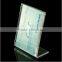 2015 hot new magnetic clear acrylic paper &picture table display stand