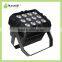 Battery powered 12x15w rgbwa uv high quality waterproof disco light