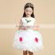 2016 Latest Frocks Design For Girls Round Collar Fancy Girl Dress With Pink Flower From Guangzhou