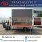 Popular Foton 4X2 Lifting Led Mobile Stage Truck Mobile Advertising Led Display truck with hidden customized stage LHD RHD LED