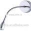 1W 3W LED Wall Lamp for Hotel Bedside Reading Lamp With Flexible Gooseneck 110V 220V On/off Switch