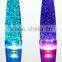 best seller 13 inch plastic color changing GLITTER LAMP 6320A