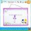 Lanxi xindi cartoon plastic framed magnetic white board for kids