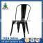 2016 supplier stackable waterproof metal chairs for dining room