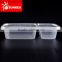 Disposable PP plastic compartment divided lunch box                        
                                                Quality Choice