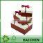 Wholesale custom gift box with lid with logo hot stamping