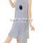 Women's Panda Sleeveless Nightgown Nightwear Pajamas Dress