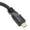 CHEERLINK Hot Selling HDMI 1.4 Female to Micro HDMI Male Cable - Black (16.7cm)
