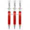 Pack of 60 Wholesale Promotional Personalised Novelty Fake Needle Ballpoint Pen Red Syringe Pens for Halloween Costume Accessory