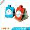 hot sale fashion design travel leather table alarm clock