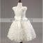 New model wholesale girls white lace applique princess frocks kids party dresses TR-WS35