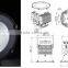 Efficient heat dissipation rapid cooling IP65 200w led high bay lighting