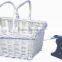 lowrider bicycle parts quick release bicycle bracket/willow wicker bike baskets