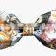 Custom photo print fashion design cotton bowtie with kitten print