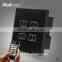 Android/IOS WIFI 4 Gang Swith Wallpad Black Crystal Glass Switch LED WIFI 4 Gang 2/3 Way Remote Controlled Touch Light Switch                        
                                                Quality Choice