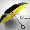 PG Material and Umbrellas Type foldable umbrella wholesale upsidow umbrella inverted reverse umbrella