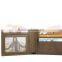 Custom Handmade Fashion pu Leather square business card holder