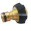 3/4" ADAPTOR WITH INSERT 1/2"-3/4", Brass, Soft grip, TPR coated