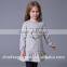 Latest Small Girls Autumn Long Sleeves Embroidery Jersey Dresses