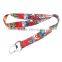 2016 cheap custom logo heat transfer lanyard screen print for promotion