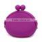 2016 Bulk cheap promotional plastic silicone unique coin purse