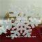 Customize large projector snowflake, large snowflake decorations, decorative plastic snowflakes