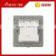 Residential and house using BIHU PC panel material 3 gang push button switch