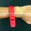 wholesales new fashion shape customized logo or color silicone whistle slap bracelet