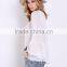 White Off The Shoulder Top Blouse Women Fashion Clothing 2016