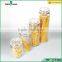 Wholesale glass jars food storage container with flip top cap
