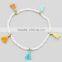 Most hot selling eleagnt handmade colorful seed bead thread stretch bracelet