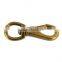 7/16" Antique Brass, Hook up Snap, Spring Loaded Hook,snap Hooks