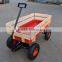 CHILD'S WOODEN PULL WAGON