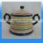 Modern design ceramic utensil holder with customized logo