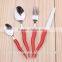 Hot Sale Bulk Packing Stainless Steel Cutlery with Plastic Handle
