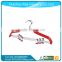 2016Most Popular Custom Coloured Copper PVC Coated Wire Metal Hanger With Clips