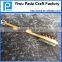 wood dry sisal body brush with massager