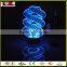 Good design 3D effect table lamp/ LED decorative table lamp with battery