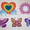 Custom cartoon water transfer temporary color tattoos for kids body art tattoos safe non-toxic color tattoo stickers factory